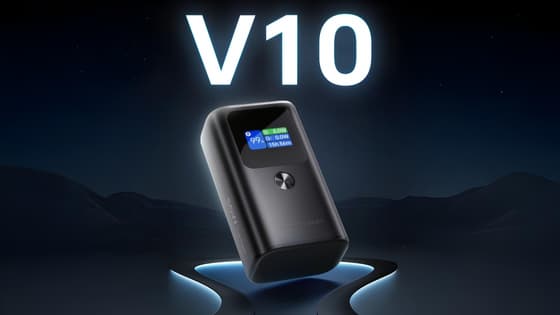 10 000 мАч и 55 Вт за 20 долларов. Представлен мобильный аккумулятор Thunderobot V10 со встроенным цветным экраном