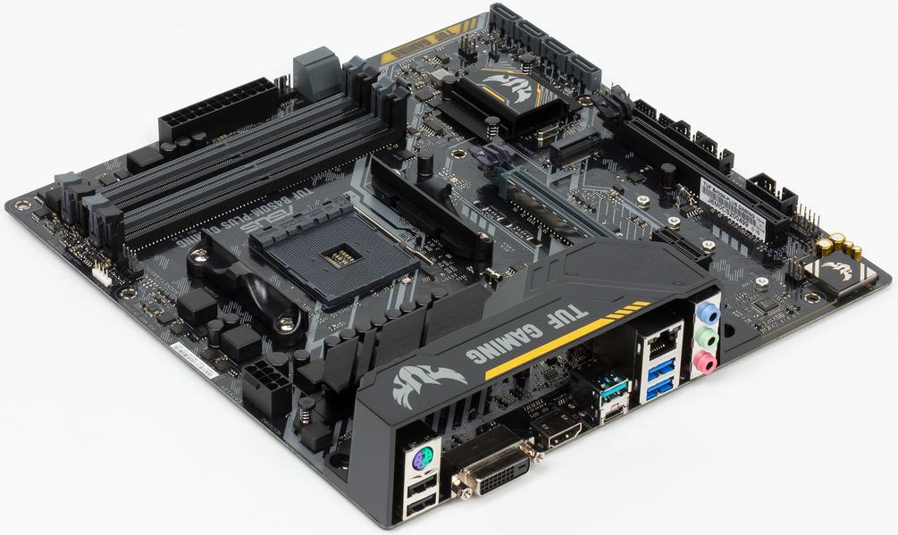 Материнская плата Asus TUF B450M-Plus Gaming формата microATX:, фото 1