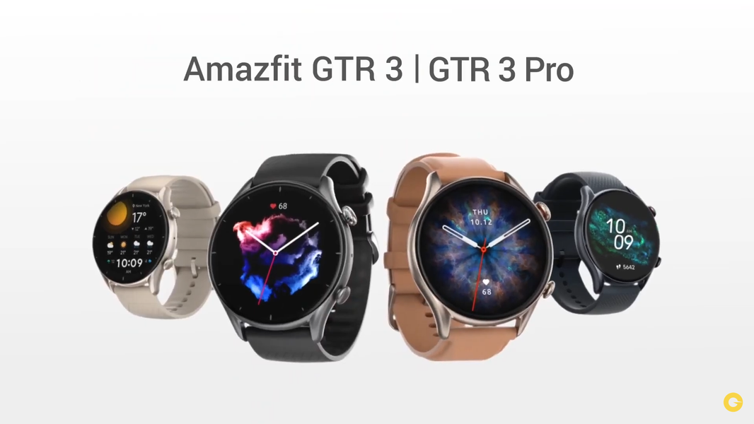 Экраны AMOLED, постоянный мониторинг ЧСС и SpO2, 150 режимов тренировок, GPS, водозащита и до 21 дня автономности. Представлены умные часы Amazfit GTR 3 и Amazfit GTR 3 Pro, фото 1