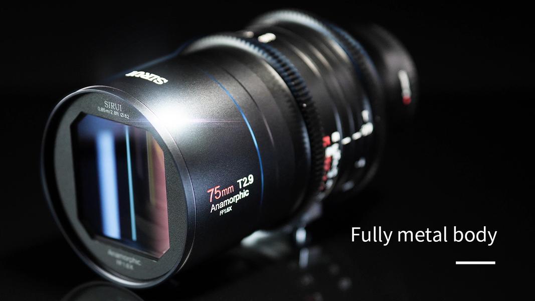 Анаморфотный объектив Sirui 75mm T2.9 будет доступен в вариантах с креплениями L, Sony E, Canon RF и Nikon Z, фото 1
