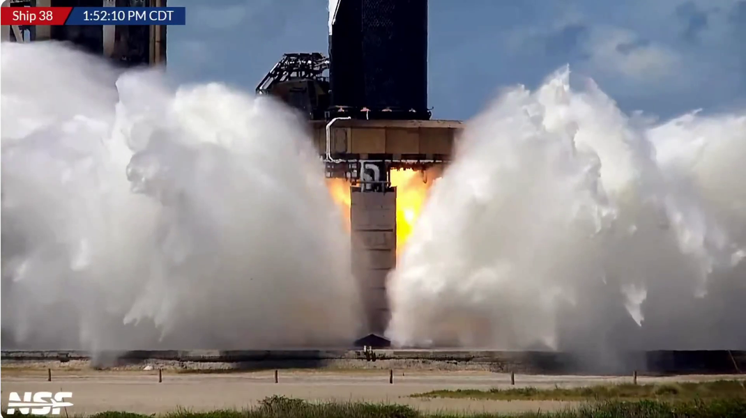 Скриншот видео NASASpaceflight