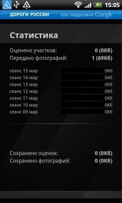 Дороги России — настройки