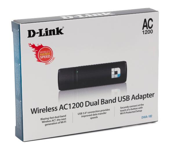 Упаковка D-Link DWA-182