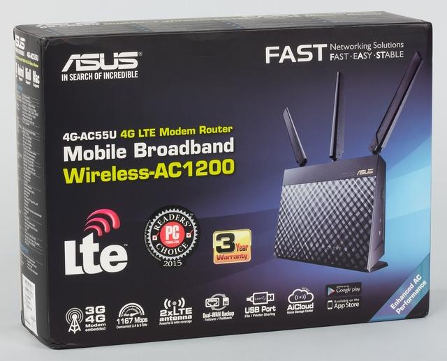 Упаковка Asus 4G-AC55U Упаковка Asus 4G-AC55U