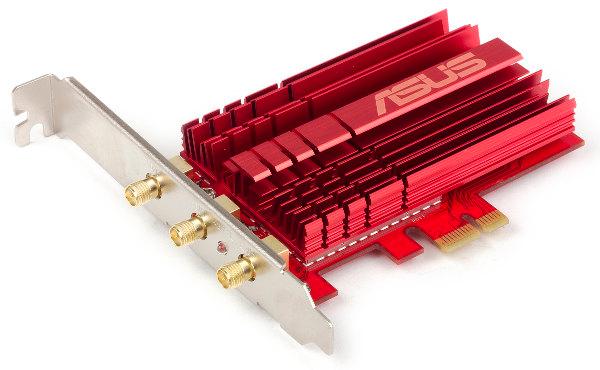 Внешний вид беспроводного адаптера ASUS PCE-AC66 Внешний вид беспроводного адаптера ASUS PCE-AC66