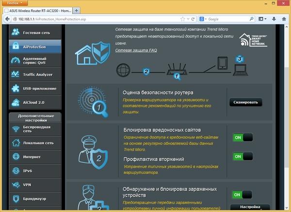 Настройка Asus RT-AC3200 Настройка Asus RT-AC3200