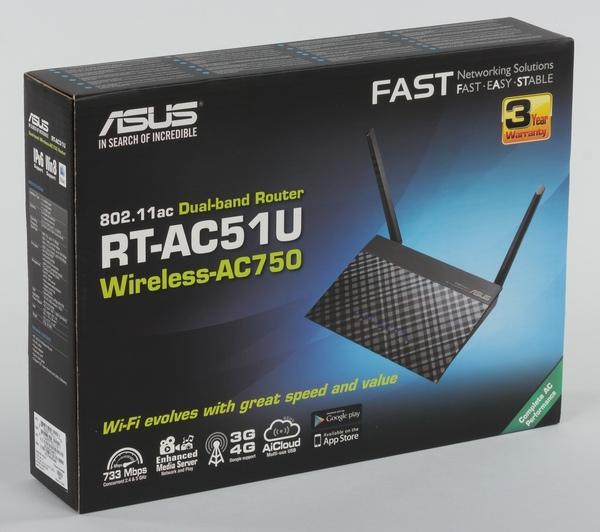 Упаковка Asus RT-AC51U Упаковка Asus RT-AC51U