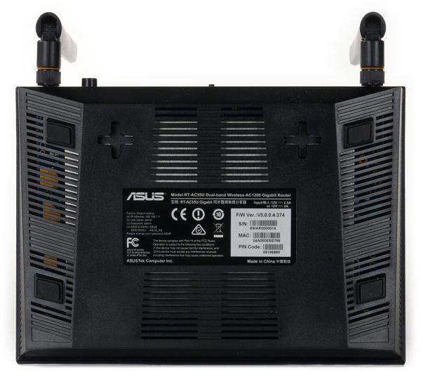 Внешний вид Asus RT-AC55U
