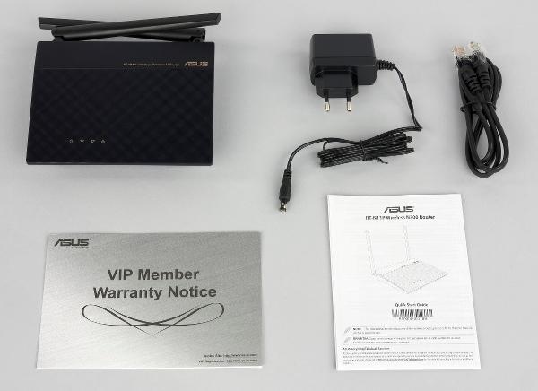 Комплект поставки Asus RT-N11P