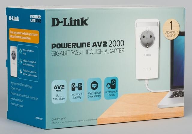 Упаковка D-Link DHP-P700AV Упаковка D-Link DHP-P700AV
