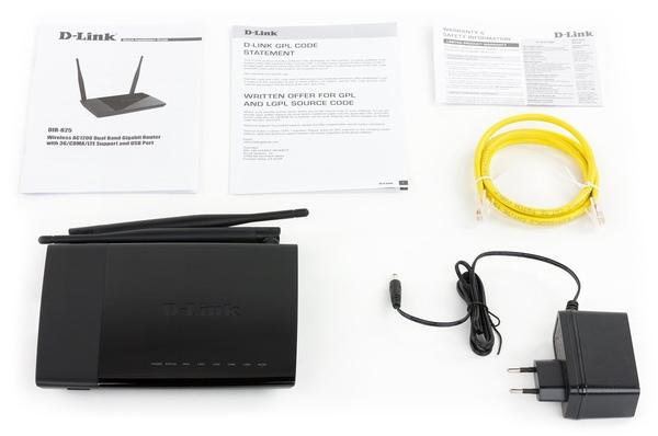 Комплект поставки D-Link DIR-825/AC Комплект поставки D-Link DIR-825/AC