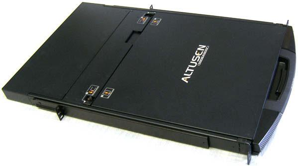 Cat 5 High-Density Dual Rail LCD KVM Switch ALTUSEN KL1508, фото 2