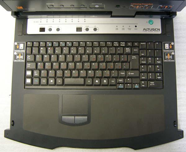 Cat 5 High-Density Dual Rail LCD KVM Switch ALTUSEN KL1508, фото 7