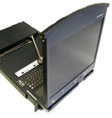 Cat 5 High-Density Dual Rail LCD KVM Switch ALTUSEN KL1508, фото 6