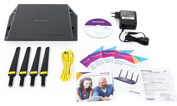 Комплект поставки Netgear R7500 Комплект поставки Netgear R7500