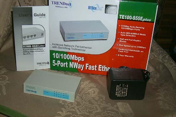Миникоммутатор TRENDnet TE100-S55E plus, фото 1
