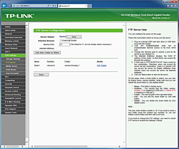 Настройка TP-Link Archer C7 Настройка TP-Link Archer C7