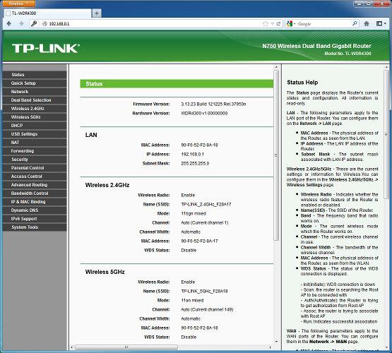 Настройка роутера TP-Link TL-WDR4300 Настрока роутера TP-Link TL-WDR4300