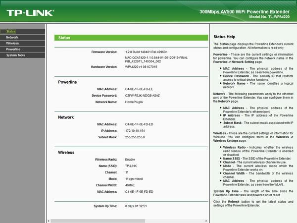 Настройка TP-Link TL-WPA4220 Настройка TP-Link TL-WPA4220