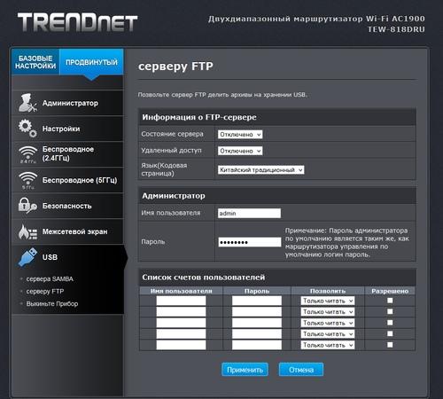 Настройка TrendNet TEW-818DRU Настройка TrendNet TEW-818DRU