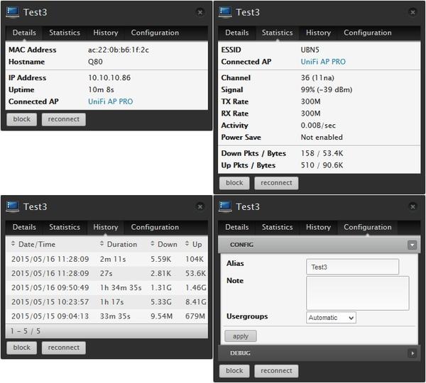 Интерфейс контроллера точек доступа Ubiquiti UniFi Интерфейс контроллера точек доступа Ubiquiti UniFi