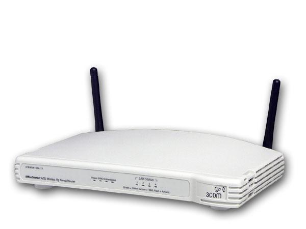 3Com OfficeConnect ADSL Wireless 11g Firewall Router, фото 1