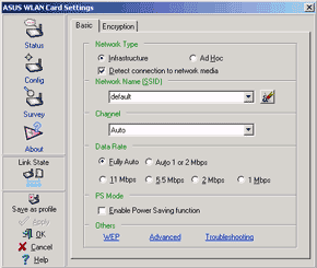 ASUS WL-500b Wireless LAN Router и Spacelink WL-100 PCMCIA card, фото 7