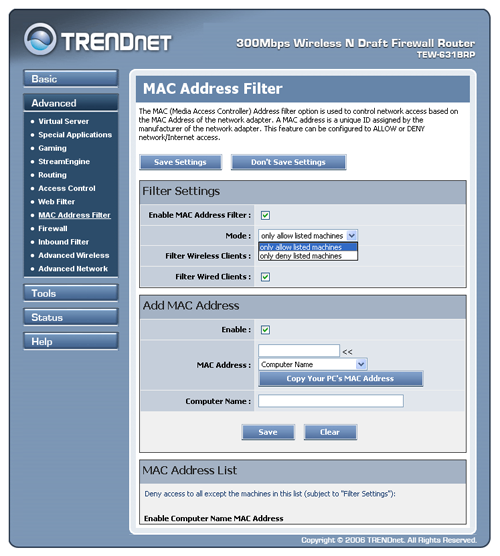 Беспроводной N-Draft-маршрутизатор TrendNET TEW-631BRP, часть 1, фото 9
