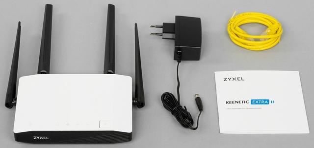 Комплект поставки Zyxel Keenetic Extra II