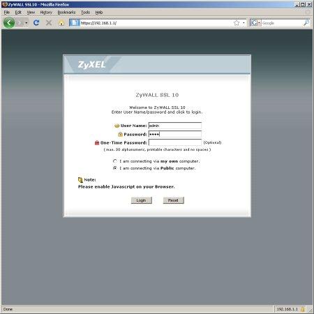 ZyXEL ZyWALL SSL 10, фото 4