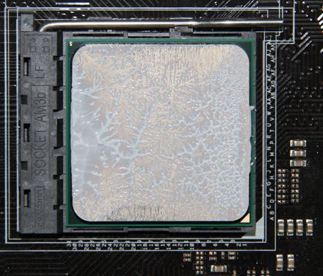 AMD Coolers 2016 - AMD 95W Thermal Solution, распределение термопасты AMD Coolers 2016 - AMD 95W Thermal Solution, распределение термопасты