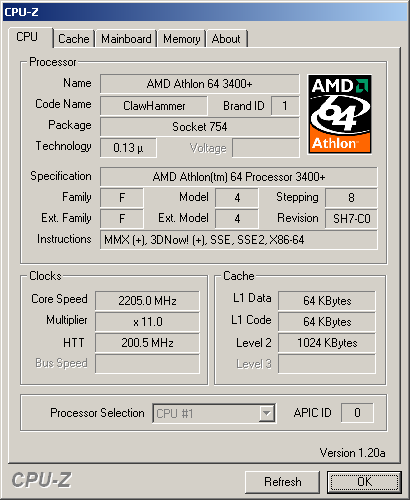 AMD Athlon 64 3400+, фото 3