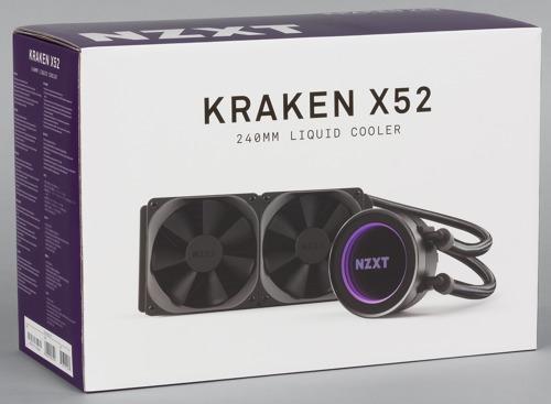 NZXT Kraken X52, коробка