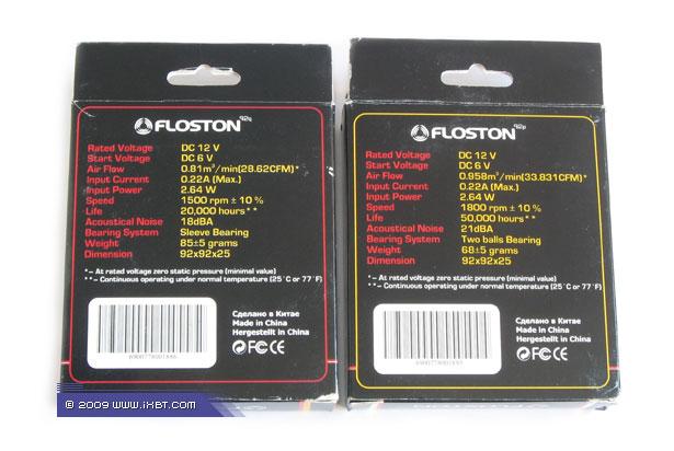 Вентиляторы Floston 92Q и 92P:, фото 2