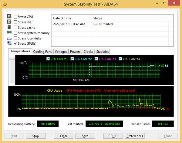 Работа под нагрузкой Foxconn Ultra Nano PC