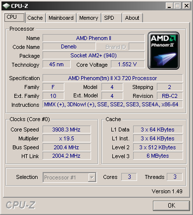 Первые модели AMD Phenom II из 700-ой и 800-серии, фото 2
