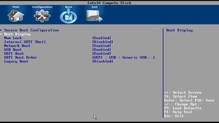 BIOS модели на Intel Core m5-6Y57