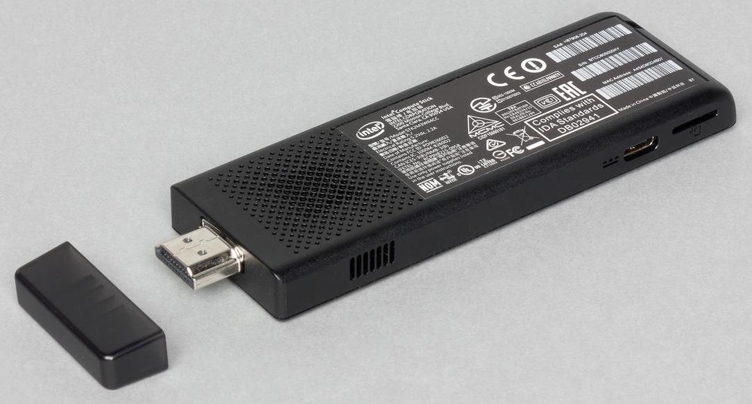 Внешний вид Intel Compute Stick на Intel Core M