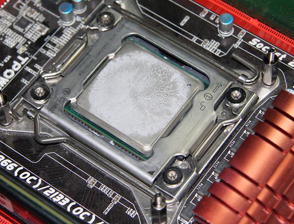 NZXT Kraken X61, распределение термопасты NZXT Kraken X61, распределение термопасты