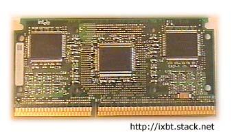 Pentium II — оборотная сторона платы