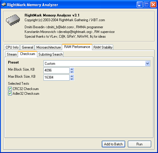 RightMark Memory Analyzer v.3.1, фото 5