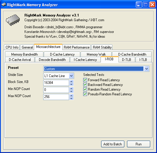 RightMark Memory Analyzer v.3.1, фото 4