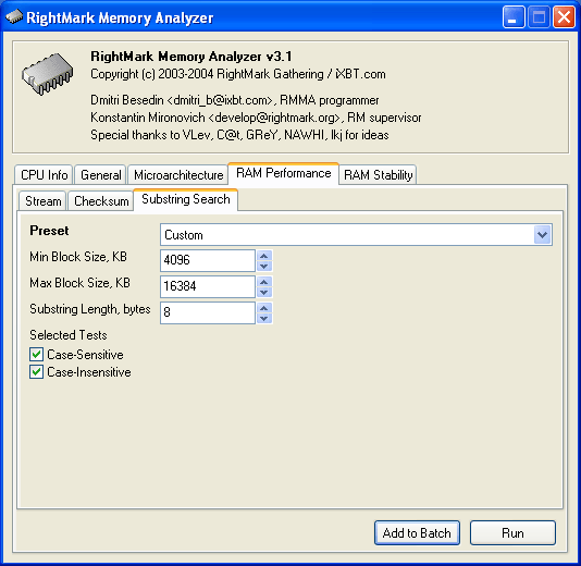 RightMark Memory Analyzer v.3.1, фото 6