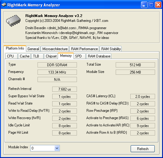 RightMark Memory Analyzer v.3.2, фото 2