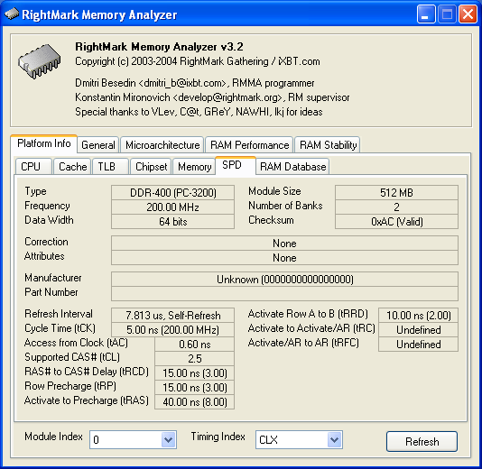 RightMark Memory Analyzer v.3.2, фото 3