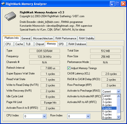 RightMark Memory Analyzer v.3.3, фото 2