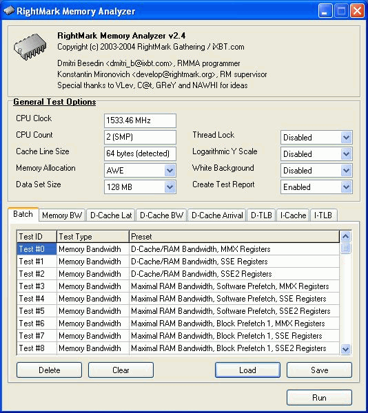 RightMark Memory Analyzer, фото 1