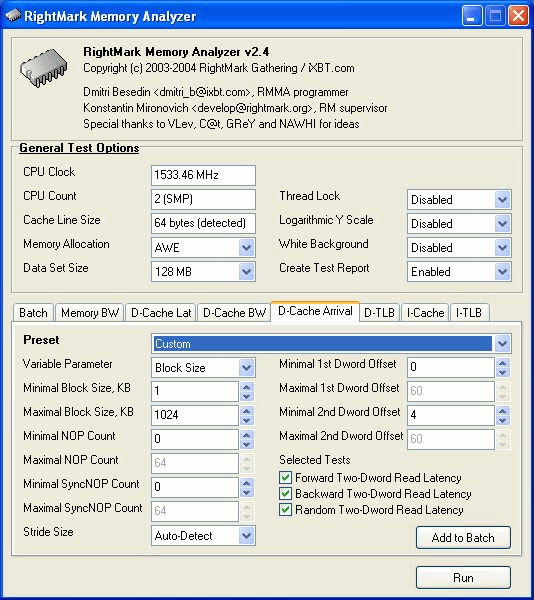 RightMark Memory Analyzer, фото 7