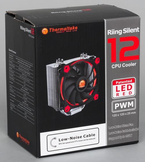 Thermaltake Riing Silent 12, коробка Thermaltake Riing Silent 12, коробка