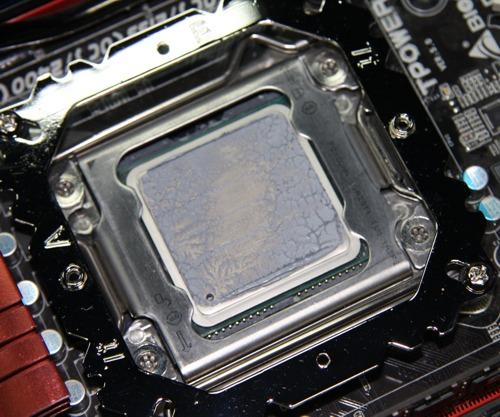 Thermaltake Riing Silent 12, распределение термопасты Thermaltake Riing Silent 12, распределение термопасты